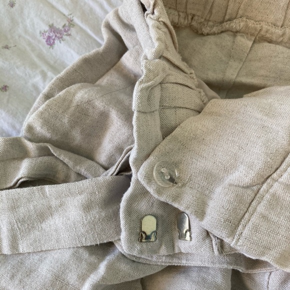 High Waist Khaki Shorts - Picture 7 of 7